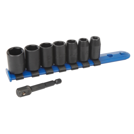 Garage Tough 8 Piece Metric Nut Driver 3/8 Inch Dr. Socket Set - GT8552 ...