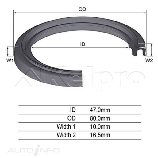 Kelpro Kelpro Axle Shaft Seal - 98667 | Kelpro | Shop our Full Range by Brand ...
